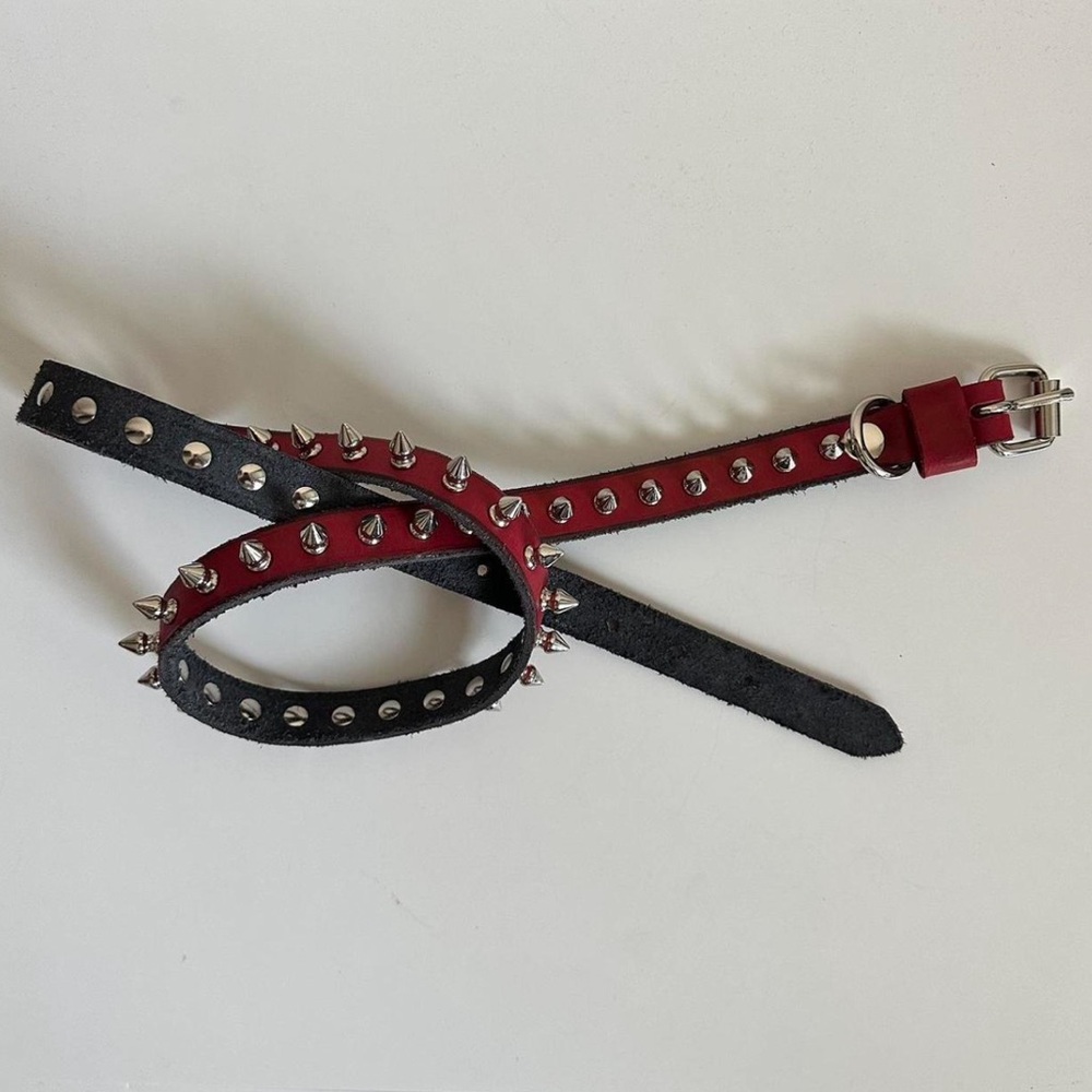 custom spike belt